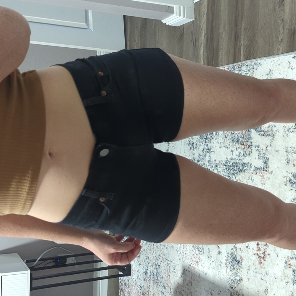 Levi's Women's Black Jean Shorts